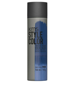 KMS Style Color Inked Blue Temporary spray-on color by KMS 150ml KMS Color - On Line Hair Depot