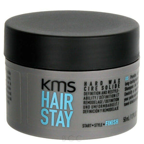 KMS Hair Stay Hard Wax 50ml X 2 KMS Finish - On Line Hair Depot