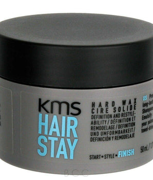 KMS Hair Stay Hard Wax 50ml X 2 KMS Finish - On Line Hair Depot