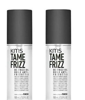 KMS Tame Frizz De-Frizz Oil 100ml X 2 KMS Finish - On Line Hair Depot