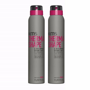 KMS ThermaShape 2 in 1 Style and Finish 200ml x 2 KMS Finish - On Line Hair Depot