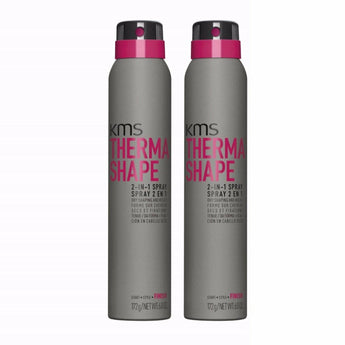 KMS ThermaShape 2 in 1 Style and Finish 200ml x 2 KMS Finish - On Line Hair Depot