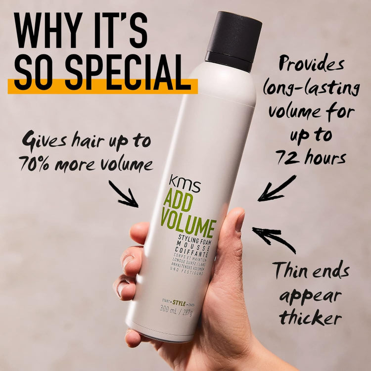 KMS Addvolume Styling Foam 287g - On Line Hair Depot