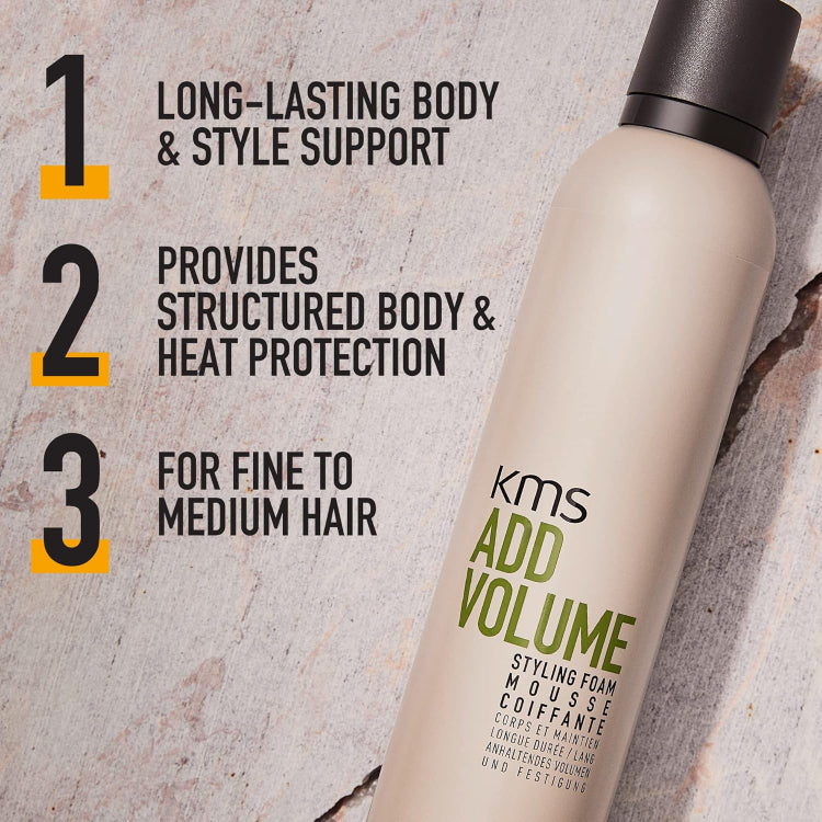 KMS Addvolume Styling Foam 287g - On Line Hair Depot