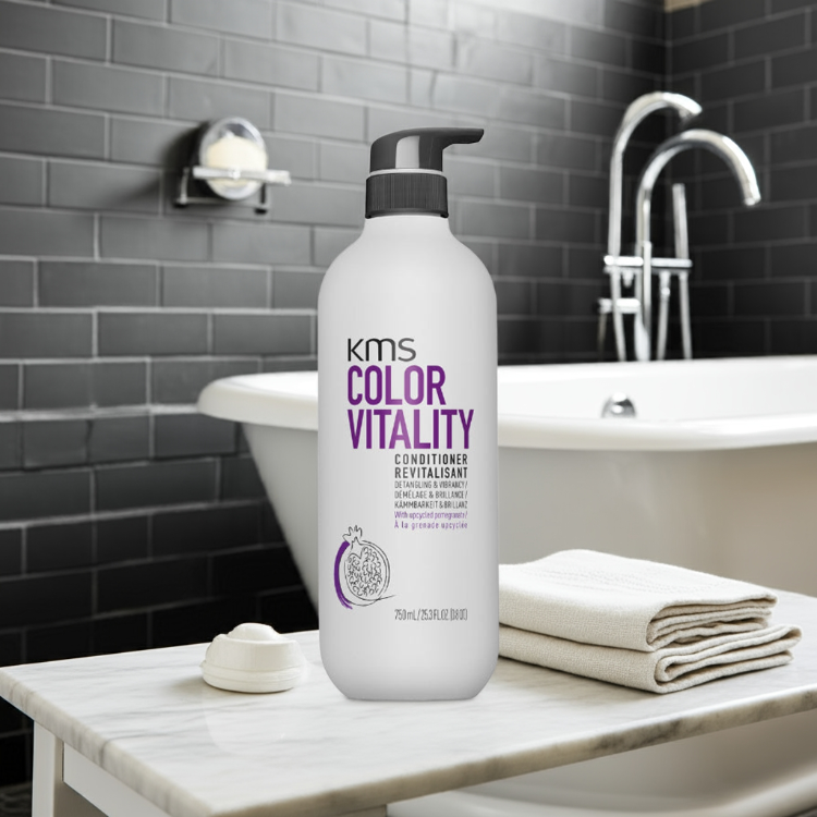 KMS Color Vitality Blonde Conditioner 750ml - On Line Hair Depot