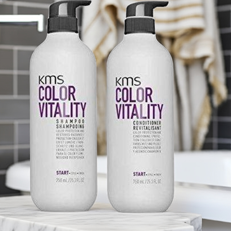 KMS Color Vitality Shampoo and Conditioner 750ml Duo Pack - On Line Hair Depot