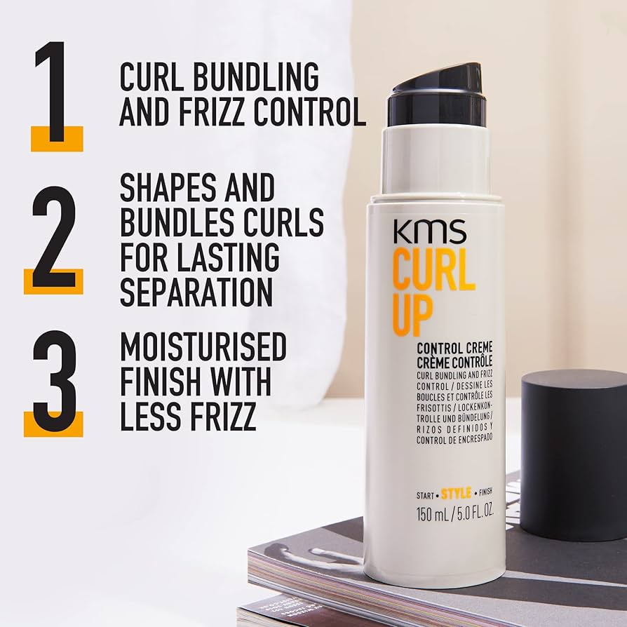 KMS Curl Up Control Creme Duo 2 x 150ml Curlup - On Line Hair Depot