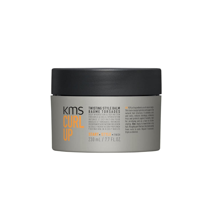 KMS CurlUp Twisting Style Balm 230ml x1 - On Line Hair Depot