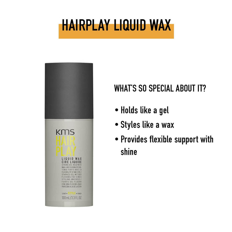 KMS Hair Play Liquid Wax 100 ml - On Line Hair Depot