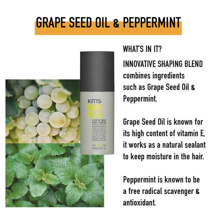 KMS Hair Play Liquid Wax 100 ml - On Line Hair Depot