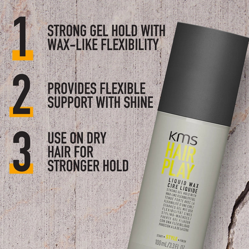 KMS Hair Play Liquid Wax 100 ml - On Line Hair Depot