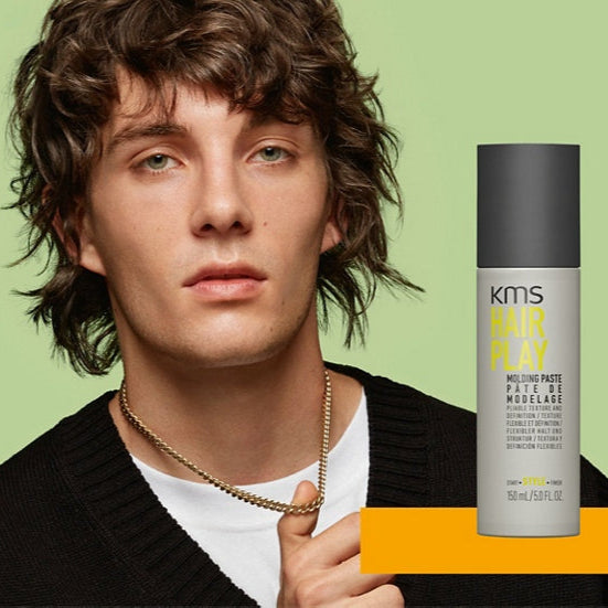 KMS Hair Play Molding Paste 150 ml Moulding x 3 - On Line Hair Depot
