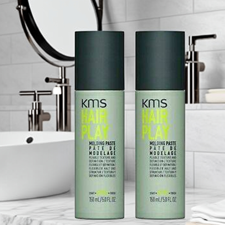 KMS Hair Play Molding Paste 150ml x 2 Moulding Paste - On Line Hair Depot