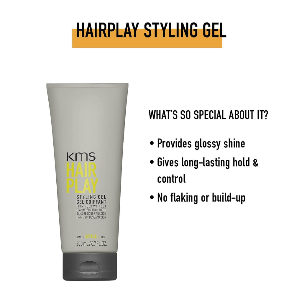 KMS Hair Play Styling Gel 200ml x 1 - On Line Hair Depot