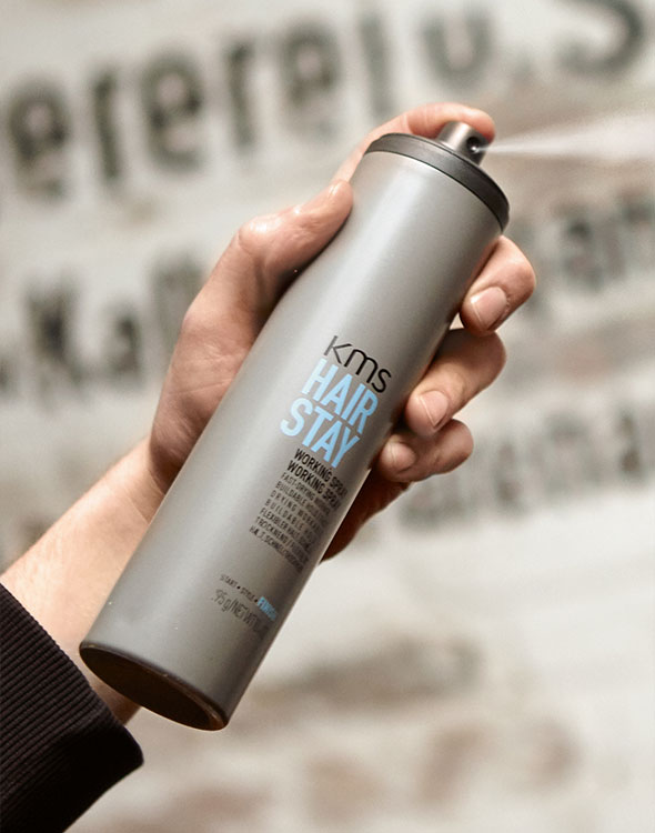 KMS HairStay Working Hairspray 300ml - On Line Hair Depot