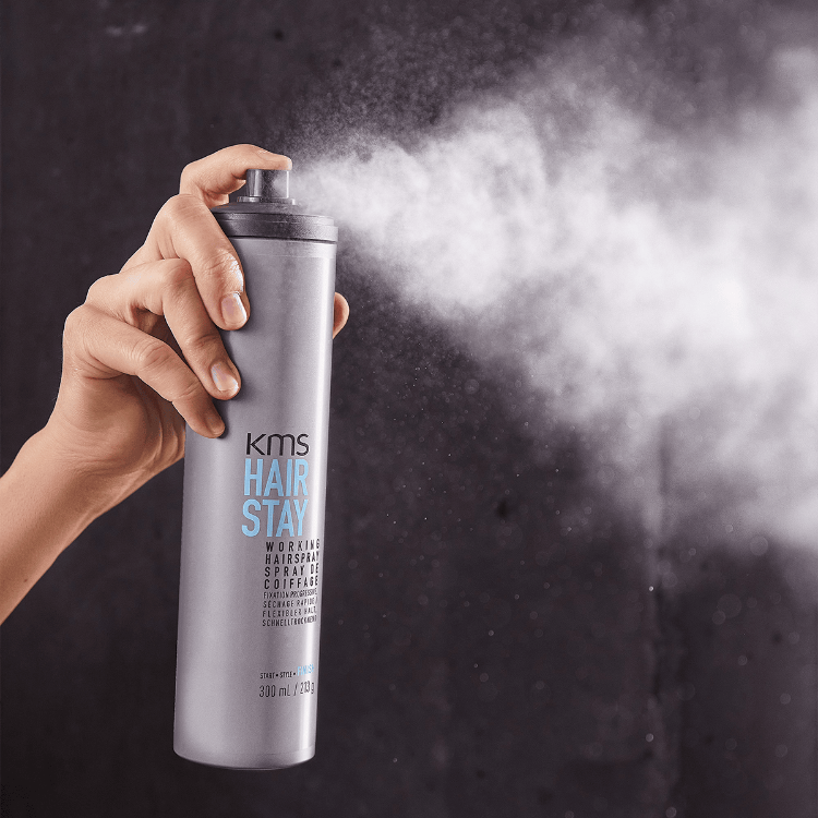 KMS HairStay Working Hairspray 300ml - On Line Hair Depot