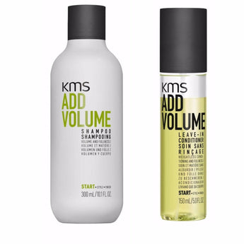 KMS Addvolume Shampoo and Leave in Conditioner duo KMS Start - On Line Hair Depot