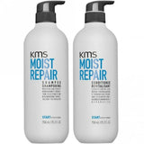 KMS Moist Repair Shampoo and Conditioner 750ml Duo Pack KMS Start - On Line Hair Depot