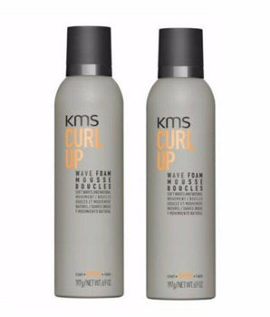 KMS Curl up Wave foam  2 x 197gm KMS Style - On Line Hair Depot