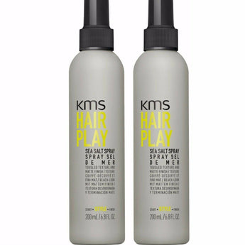 KMS Hair Play Sea Salt Spray Duo 2 x 200ml KMS Style - On Line Hair Depot