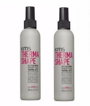 KMS Thermashape Hot Flex Spray 200ml x 2 KMS Style - On Line Hair Depot