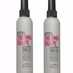 KMS Thermashape Hot Flex Spray 200ml x 2 KMS Style - On Line Hair Depot