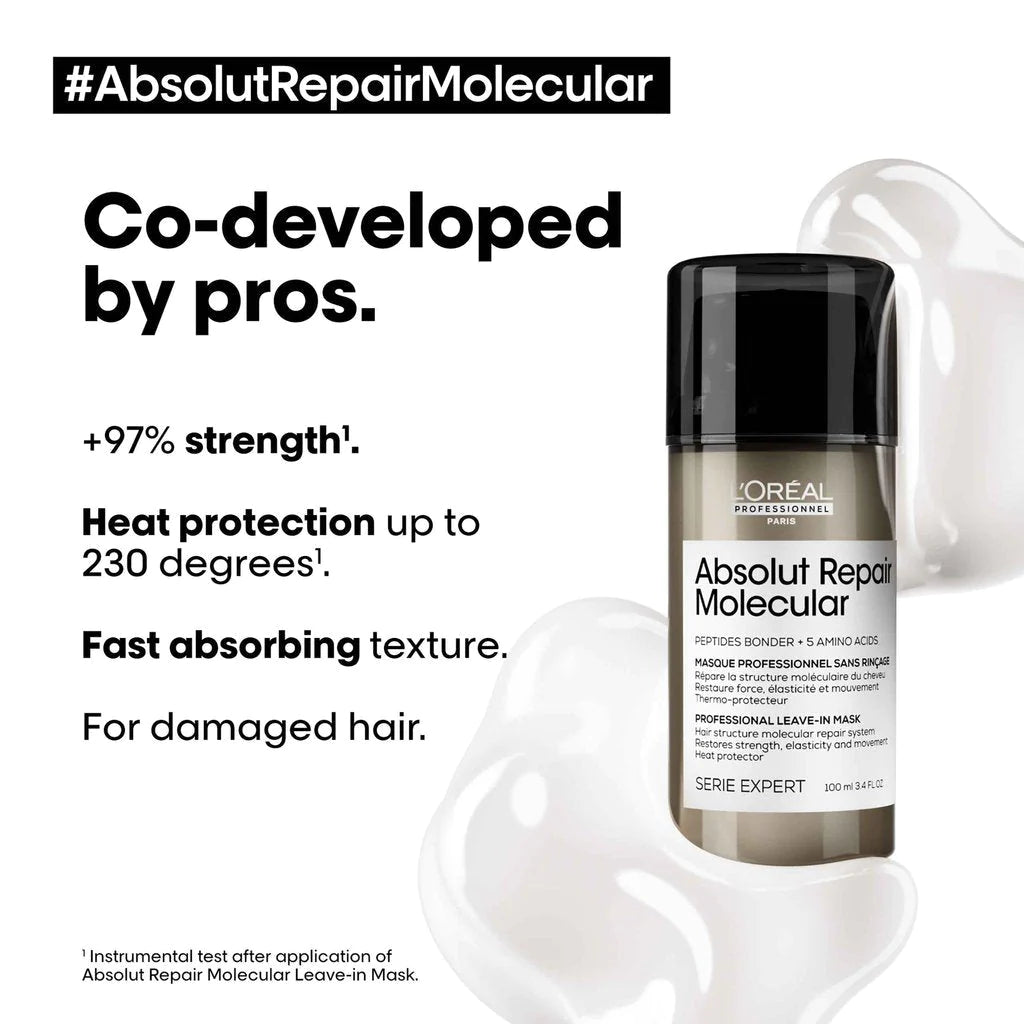 Loreal Absolut Repair Molecular Leave In Mask - On Line Hair Depot