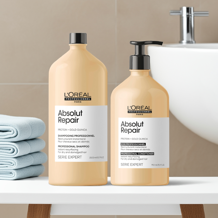Loreal Absolut Repair Shampoo and Conditioner Duo - On Line Hair Depot
