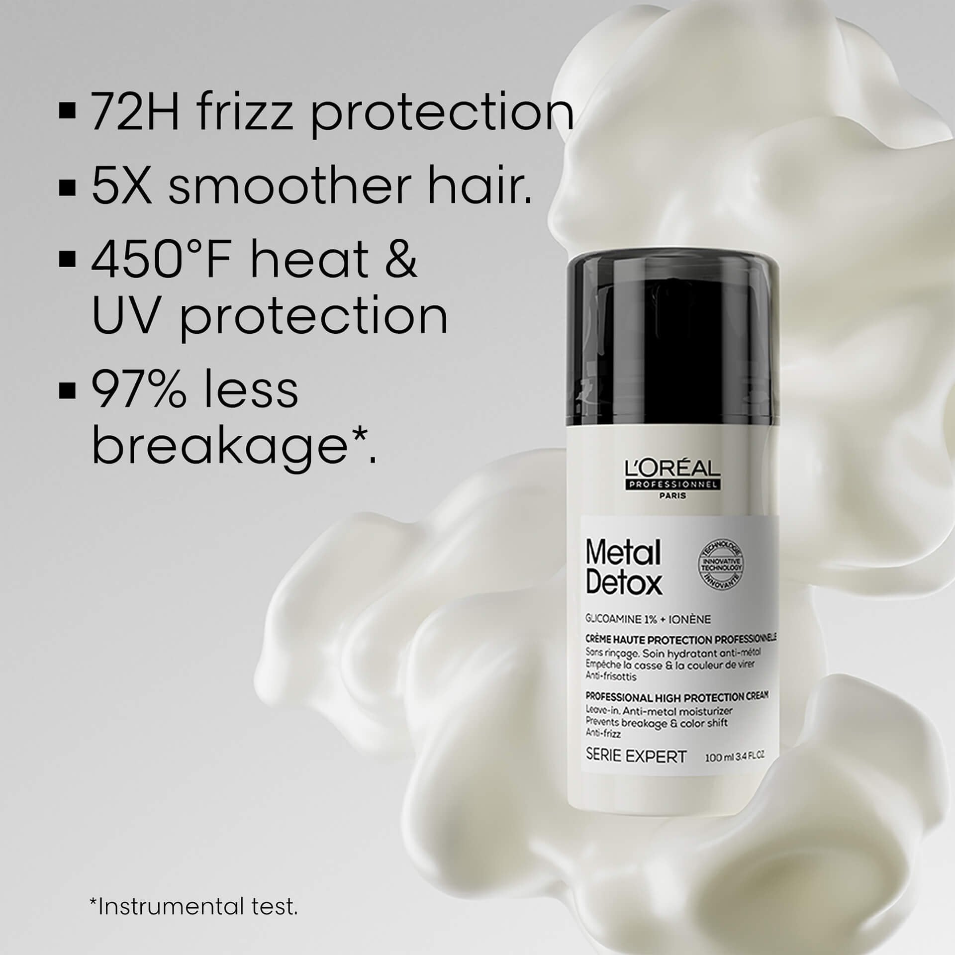 Loreal Metal Detox Leave In Cream - On Line Hair Depot