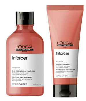 Loreal Professionnel Inforcer B6 + Biotin Strengthening Shampoo 300ml and Conditioner 200ml L'Oréal Professionnel - On Line Hair Depot