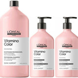 Loreal Professionnel Vitamino Color Shampoo 1 x 1500ml and 2 x Conditioner 750ml L'Oréal Professionnel - On Line Hair Depot