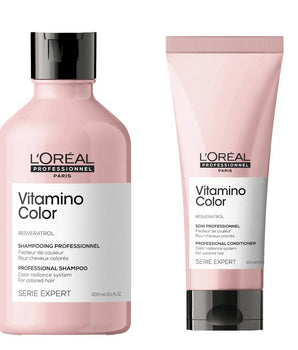 Loreal Professionnel Vitamino Color Shampoo 300 ml and Conditioner 200ml Color Duo Pack L'Oréal Professionnel - On Line Hair Depot