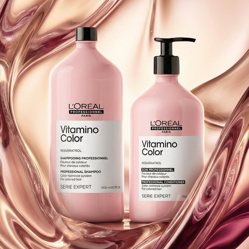 L'Oréal Vitamino Color Shampoo & Conditioner Duo 1500ml + 750ml - On Line Hair Depot