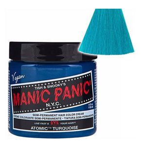 MANIC PANIC -- Atomic Turquoise -- HAIR DYE  118 ML Manic Panic - On Line Hair Depot