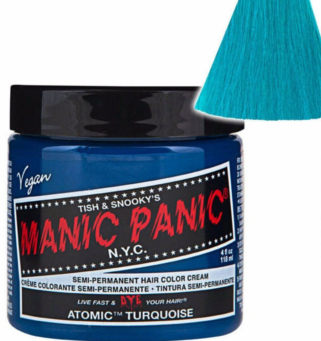 MANIC PANIC Atomic Turquoise  HAIR DYE  118 ML - On Line Hair Depot