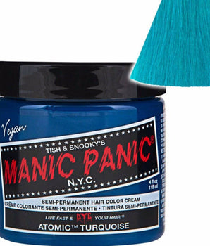 MANIC PANIC Atomic Turquoise  HAIR DYE  118 ML Manic Panic - On Line Hair Depot