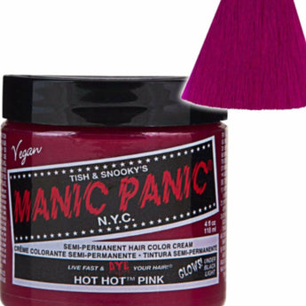 MANIC PANIC -- HOT HOT PINK -- HAIR DYE  118 ML x 2  (DUO) Manic Panic - On Line Hair Depot