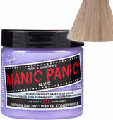 MANIC PANIC  Virgin Snow  HAIR DYE  118 ML - On Line Hair Depot