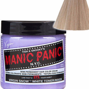 MANIC PANIC  Virgin Snow  HAIR DYE  118 ML Manic Panic - On Line Hair Depot