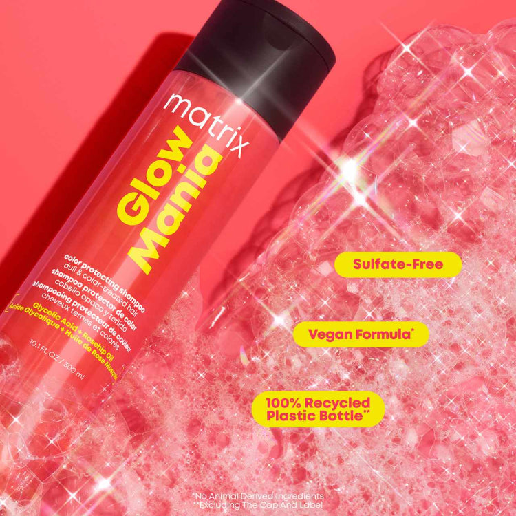 Matrix Glow Mania Color Protecting Shampoo 300ml - On Line Hair Depot