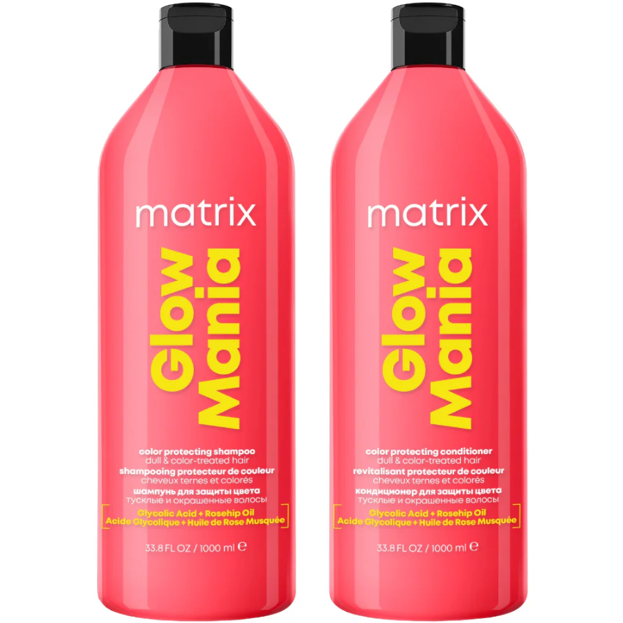 Matrix Glow Mania Color Protecting Shampoo & Conditioner - On Line Hair Depot