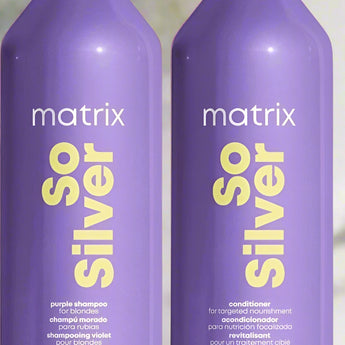 Matrix So Silver Shampoo and So Silver Conditioner Duo - On Line Hair Depot