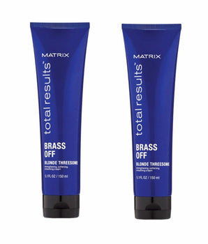 Matrix Total Results Brass Off Blonde Threesome Duo  150ml x 2 Matrix Total Results - On Line Hair Depot