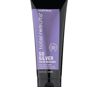 Matrix Total Results So Silver Neutralizing Mask for Yellow Tones 200ml - On Line Hair Depot