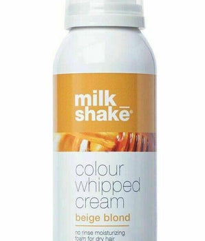 Milk Shake Colour Whipped Cream Beige Blond 100ml no rinse Coloured Foam Milk_Shake Styling - On Line Hair Depot