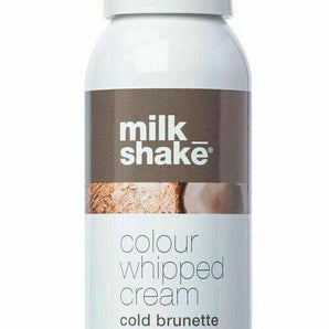 Milk Shake Colour Whipped Cream Cold Brunette 100ml no rinse Coloured Foam Milk_Shake Styling - On Line Hair Depot