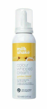 Milk Shake Colour Whipped Cream Golden Blond 100ml no rinse Coloured Foam Milk_Shake Styling - On Line Hair Depot