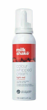 Milk Shake Colour Whipped Cream Light Red 100ml no rinse Coloured Foam - On Line Hair Depot