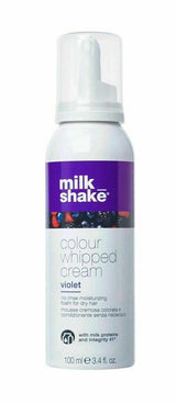 Milk Shake Colour Whipped Cream Violet 100ml no rinse Coloured Foam Milk_Shake Styling - On Line Hair Depot