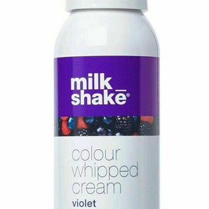 Milk Shake Colour Whipped Cream Violet 100ml no rinse Coloured Foam Milk_Shake Styling - On Line Hair Depot